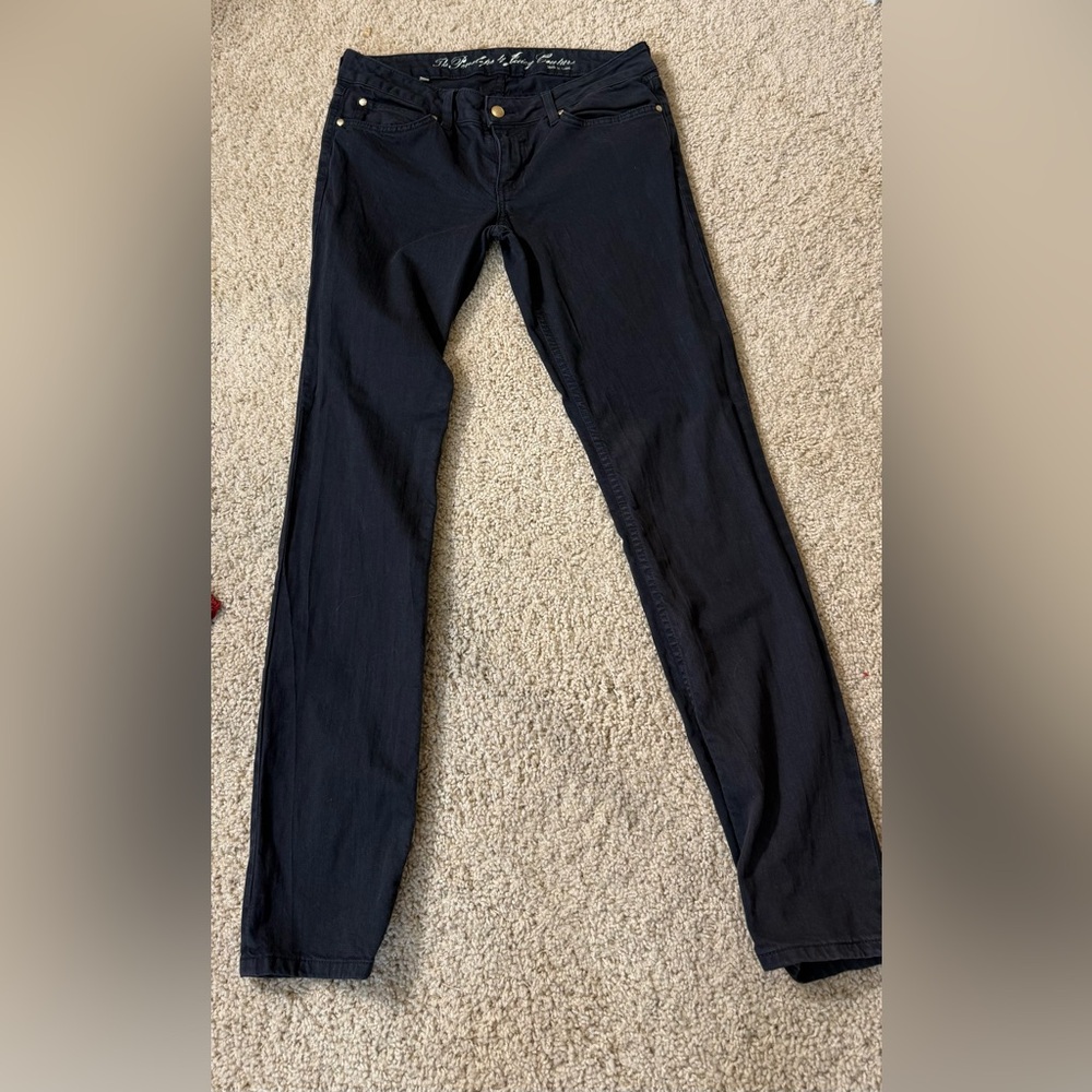 Classic Black Slim-Fit Pants